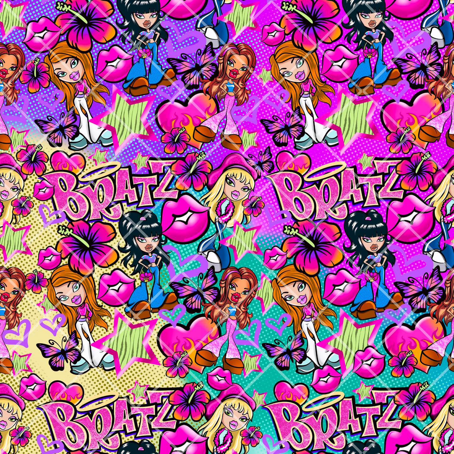 #102 Bratz 12x12 vinyl