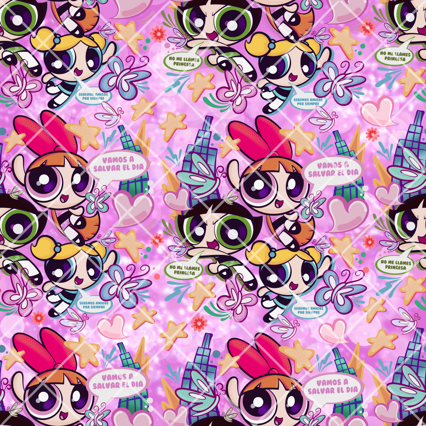 #100 Super poderosas 12x12 vinyl