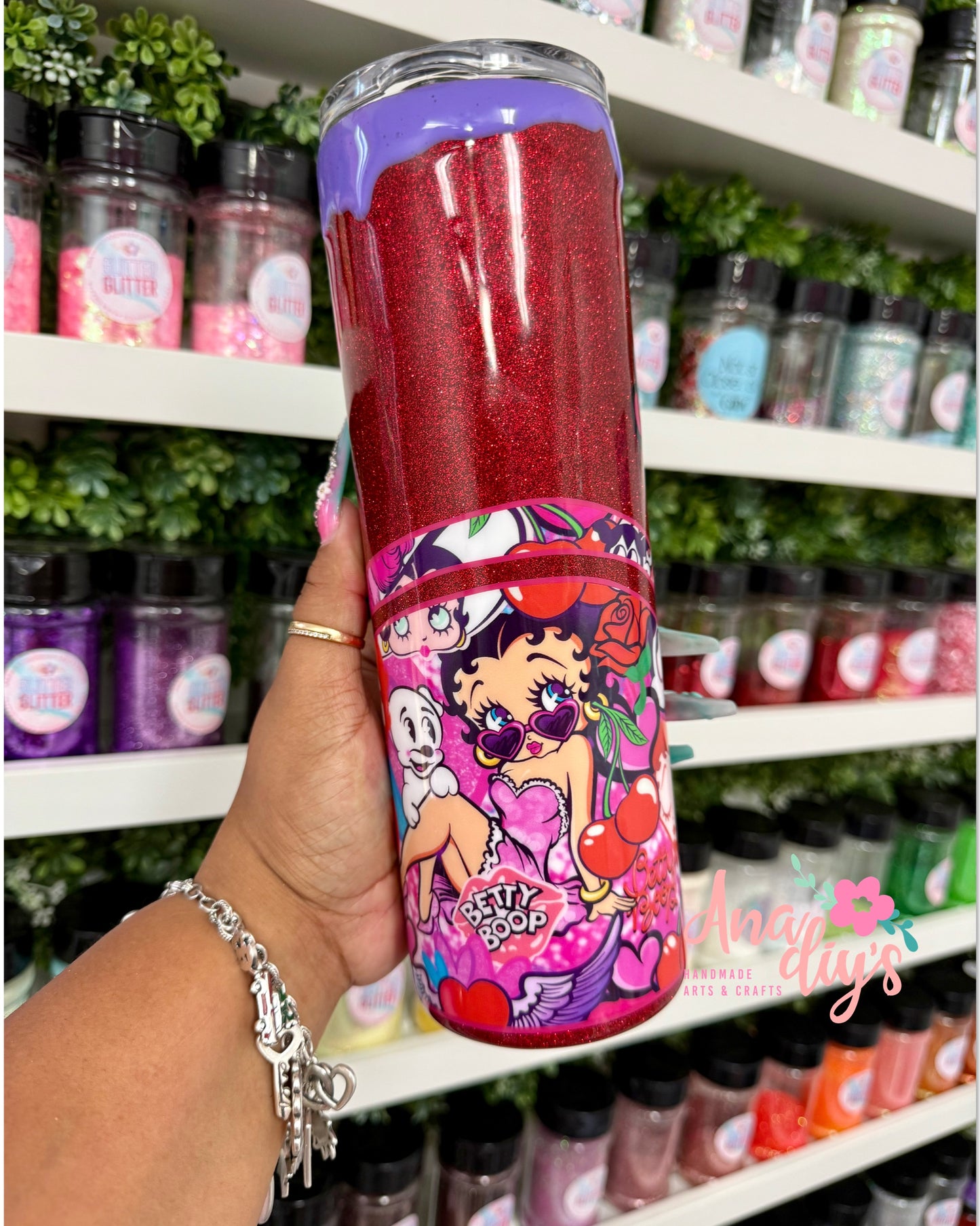 30oz Betty Boop Cup