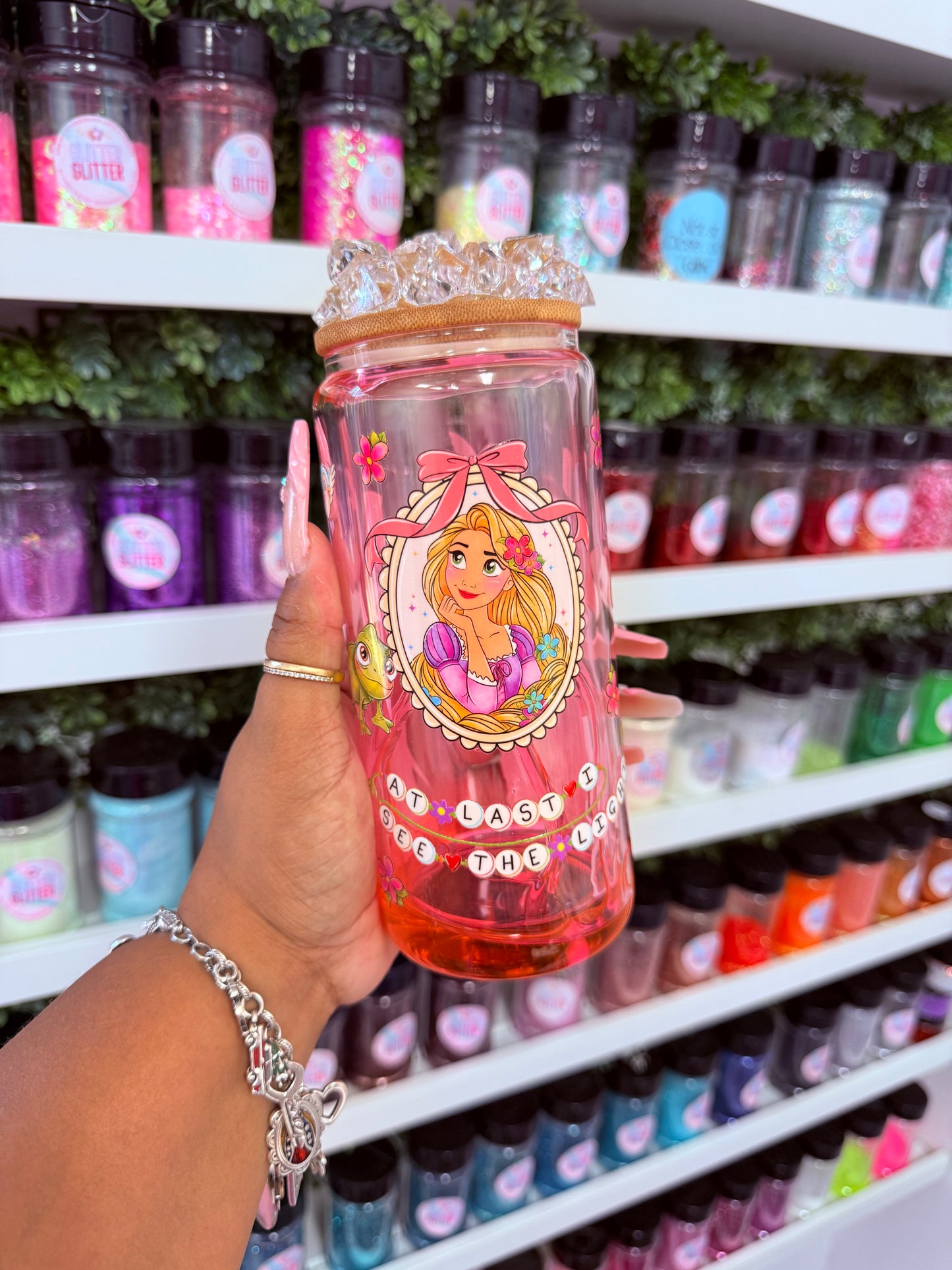 Snow Globe Tangled Cup