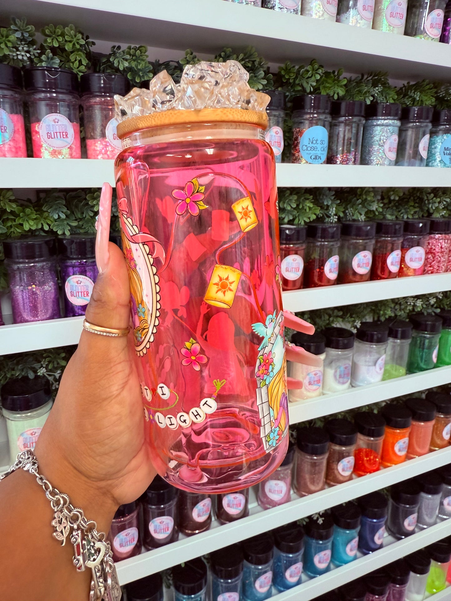 Snow Globe Tangled Cup