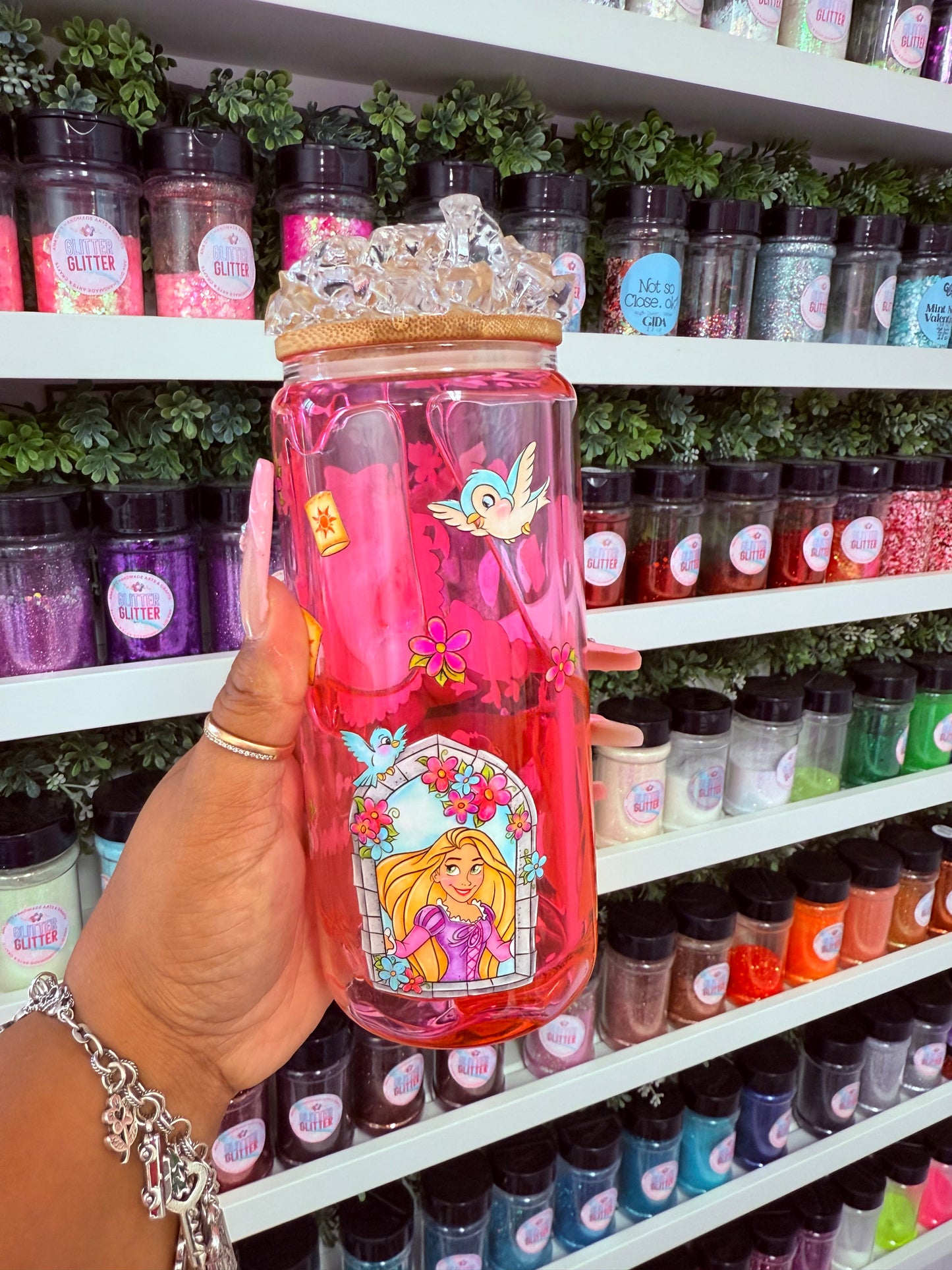 Snow Globe Tangled Cup