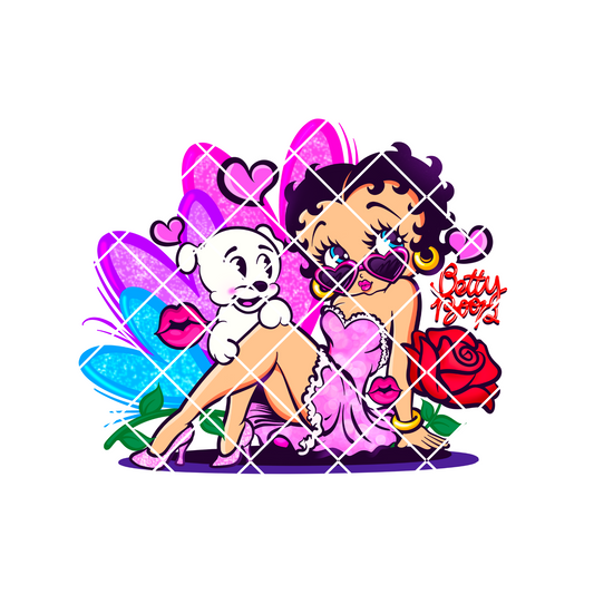 #1 Betty Boop UV-DTF sticker