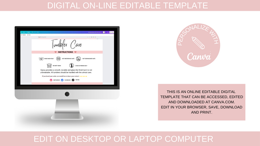 #2 EDITABLE TUMBLER CARE INSTRUCTIONS