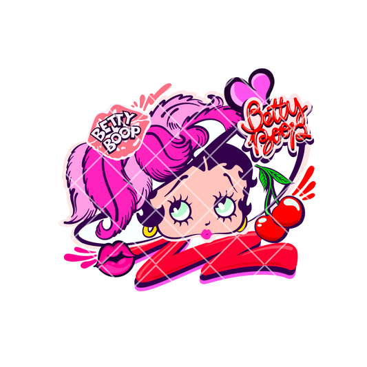 #2 Betty Boop UV-DTF sticker