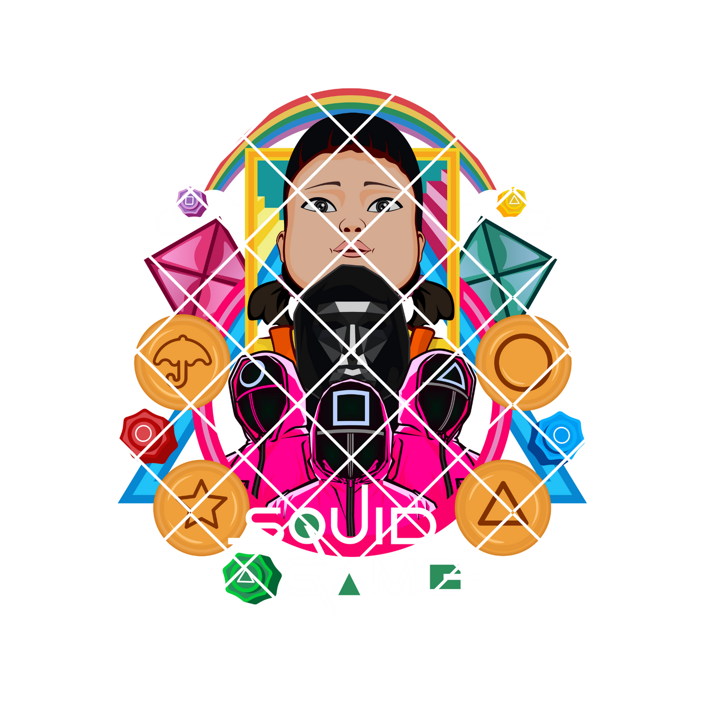 SQUID GAME UV-DTF STICKER