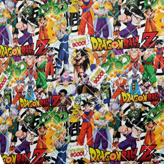 #80 Dragon Ball characters permanent vinyl