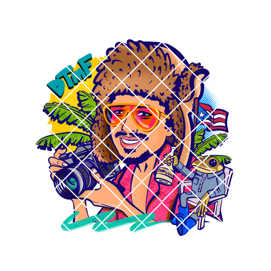 DTMF UV-DTF sticker