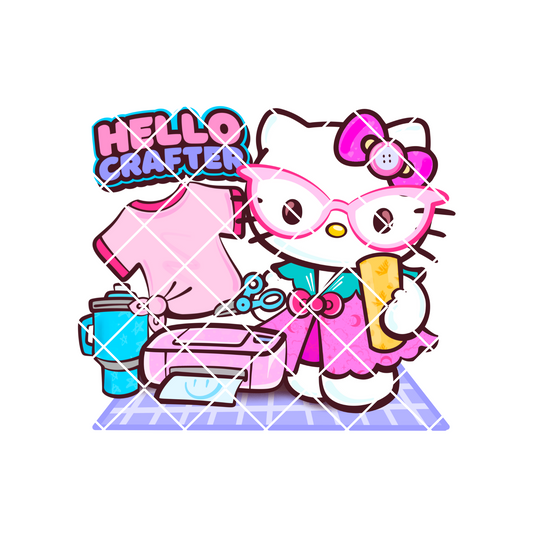 HELLO CRAFTER UV-DTF STICKER