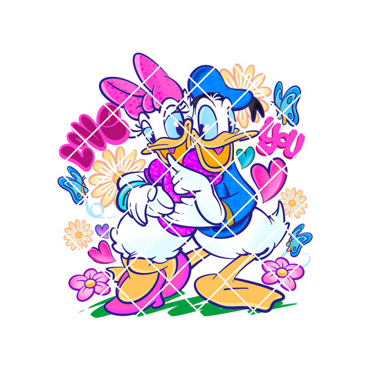 Donal Duck UV-DTF sticker