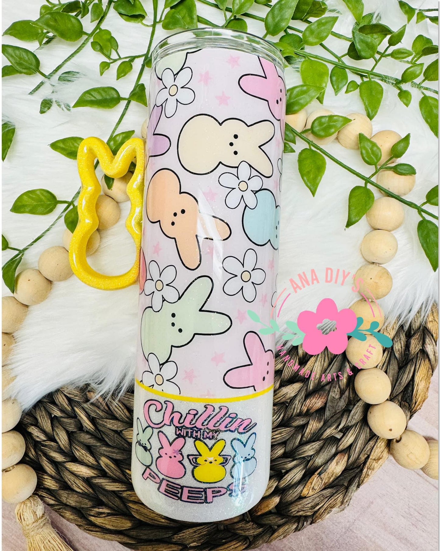 30oz Easter tumbler cup