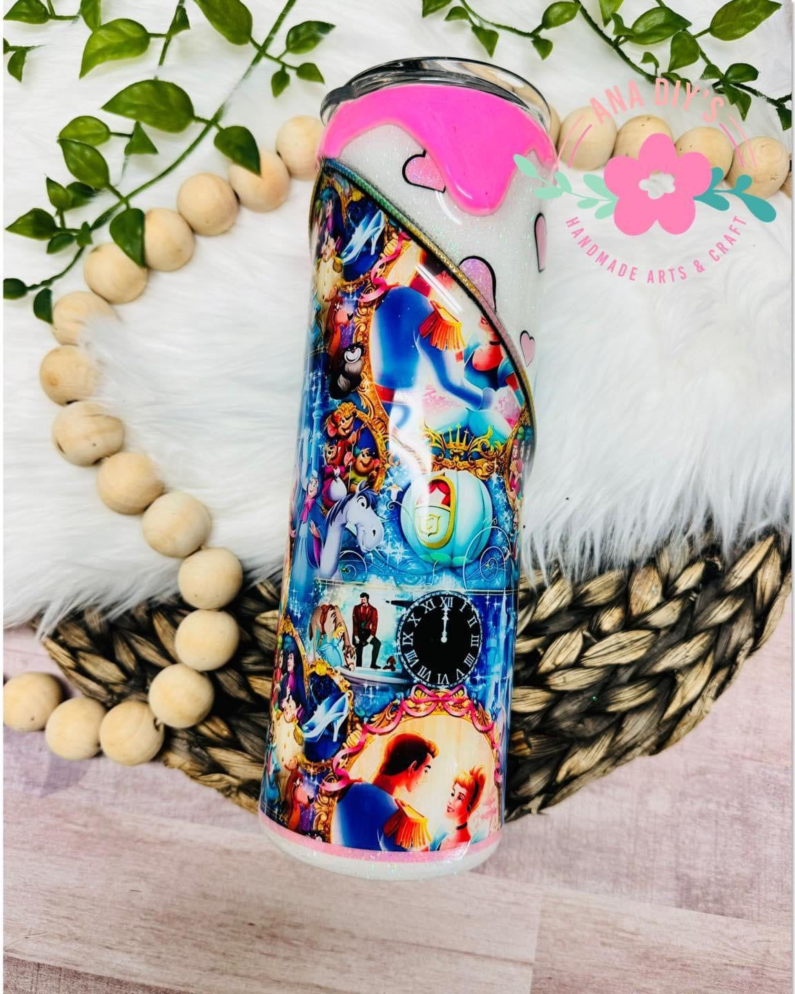 30oz cinderella tumbler cup