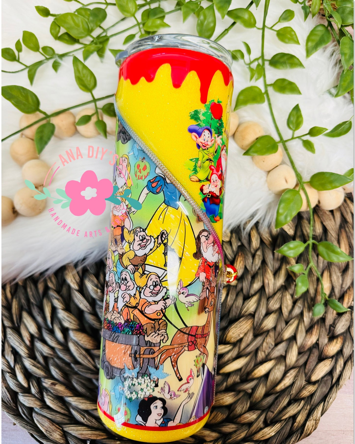 30oz Snow White Tumbler Cup