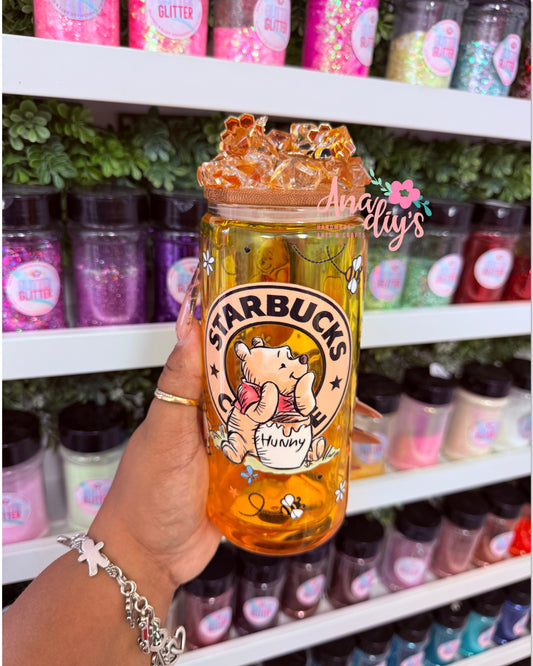 honey snow globe cup