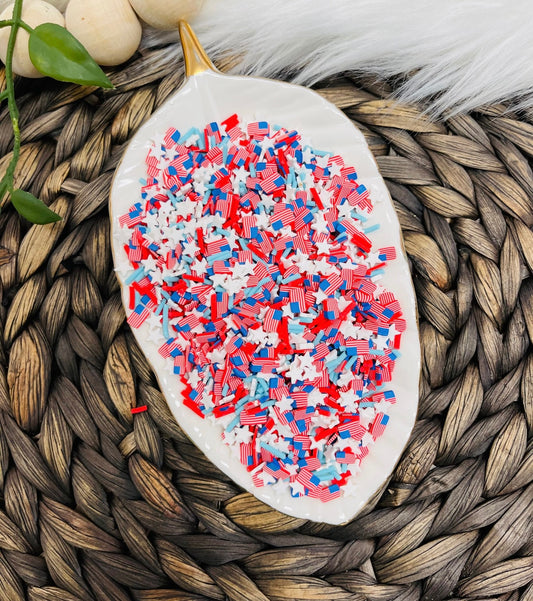 American flag/ polymer clay